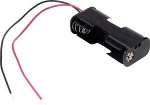 Uchwyt baterii 2x AA (R6) Kabel TRU COMPONENTS BH-322-1A Komora baterii TRU COMPONENTS BH-322-1A 2 x AA, Kabel