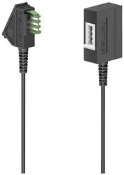 telefony kabel Hama Verlängerungskabel, TAE-U-Stecker - TAE-U-Kupplung, 10 m 00201102, 1 szt.