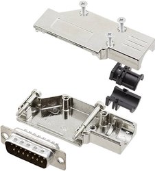 Zestaw listew męskich D-Sub encitech DCMR-FK-15-DBP-K 6355-0065-02, rzędy: 2, styki: 15, 90 °, 1 zest.