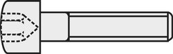 Śruby z łbem walcowym z gniazdem sześciokątnym DIN 912 M3 x