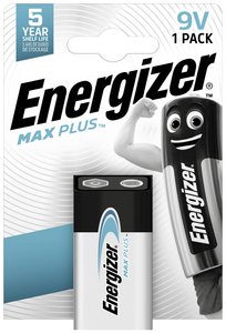 Bateria 9 V Energizer Max Plus, alkaliczno-manganowe, 1 szt.