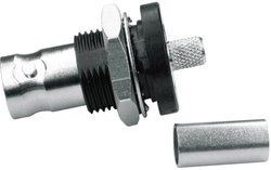 Złącze BNC Telegärtner J01001A0056 J01001A0056 złącze żeńskie do wbudowania 50 Ω 1 szt.