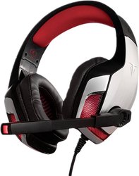Słuchawki wokółuszne Berserker Gaming FAFNIR 915169 Stereo czarny, czerwony