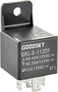 Przekaźnik samochodowy GoodSky GRL-S-124DF, 40 A