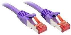 Kabel LAN LINDY 47830, 1 szt., RJ45, CAT 6, S/FTP, 20.00 m, fioletowy