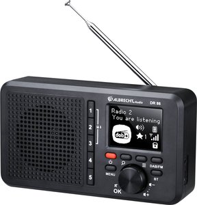 Radio Albrecht DR 86 DAB+, UKW wielokrotne ładowanie czarny