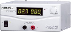 Zasilacz laboratoryjny regulowany VOLTCRAFT SPS 1525 PFC 3 - 15 V/DC 2 - 25 A 375 W