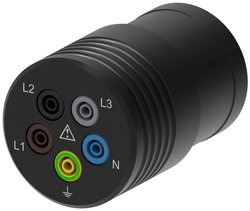 Adapter pomiarowy CEE 32 A (wtyczka CEE 5-pinowa z 5 gniazdami przyłączeniowymi) Adapter pomiarowy HT Instruments DAA-32 1 szt.