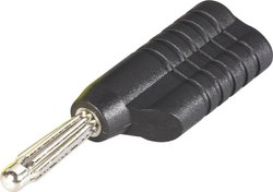 Wtyk bananowy z osłoną Schnepp S 4041 L sw