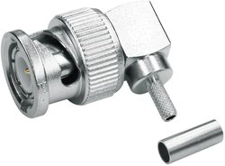 Złącze BNC Telegärtner J01000A0010 J01000A0010 złącze męskie kątowe 50 Ω 1 szt.