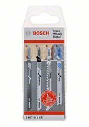 JSB, Wood and Metal, zestaw 15 szt Bosch Accessories  2607011437 15 szt.