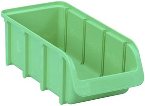 Skrzynka magazynowa Hünersdorff  682400  (S x W x G) 215 x 100 x 75 mm zielony 1 szt.