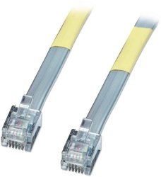 ISDN kabel LINDY LINDY RJ-12 Kabel 6/6  3m 34224, 1 szt.