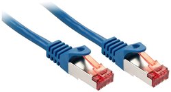 Kabel LAN LINDY 47358, 1 szt., RJ45, CAT 6, S/FTP, 10.00 m, niebieski