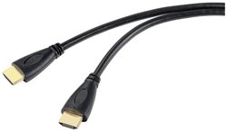 Kabel Speaka Professional HDMI High Speed 4K 60Hz Ultra HD HDMI 2.0 obsługuje formaty 3D z kanałem zwrotnym audio 18Gbps 1m Kabel HDMI SpeaKa Professional SP-10133280, kanał powrotny audio, 1.00 m