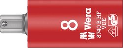 8740 B VDE HF Zyklop Bitnut, z napędem 3/8 '', z funkcją przytrzymywania dla śrub z gniazdem sześciokątnym Nasadka trzpieniowa 8 mm Wera  05004903001  1 szt.