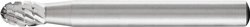 Frez PFERD HSS O 0610/6 Z3 22460136, 6 mm x 55 mm , 1 szt.