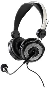 Vivanco Retro stereofoniczny zestaw słuchawkowy nauszny z regulacją głośności Zestaw słuchawkowy On Ear Vivanco IT-HS RET RC 36652 Stereo czarny