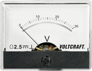 Analogowy wskaźnik panelowy VOLTCRAFT AM-60X46/30V/DC