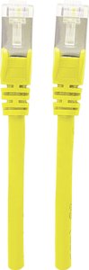 Kabel sieciowy Intellinet Cat7 S/FTP ze złączem Cat6a 100% miedzi LS0H 3m, żółty  Kabel LAN Intellinet 740890, 1 szt., RJ45, CAT 6a, S/FTP, 3.00 m, żółty