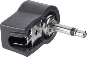 Złącze męskie jack 3,5 mm 072120 BKL Electronic 072120 złącze męskie kątowe Ilość styków: 2 mono czarny 1 szt.