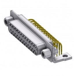 Złącze żeńskie D-Sub Deltron Connectors DTS25SYC/2M46UNB5, rzędy: 2, styki: 25, 90 °, 1 szt.
