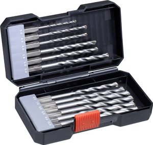 Zestaw wierteł krętych do kamienia kwb  108840 4 mm, 5 mm, 6 mm, 8 mm, 10 mm, 3 mm, 9 mm 1 zest.