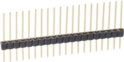 Listwa pinowa Fischer Elektronik SLM N 1/063/ 20/G, RM 1,27 mm, 1x20 pin, 1,5 A