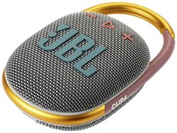 Głośnik Bluetooth®  JBL Clip 4 5 W szary, pomarańczowy