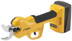 Akumulatorowe nożyce do przycinania SC 100e, silnik 500 W, 0,4 sekundy na cięcie, ostrze węglowe, w zestawie akumulator Nożyce do gałęzi STIGA SC 100e 520 mm