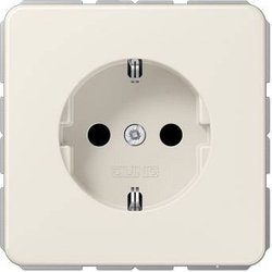 Jung CD1520BF Uziemiony nietłukący krem 16A 250V biały Gniazdo z uziemieniem Jung CD1520BF kremowo-biały