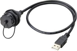 Złącze męskie USB TRU COMPONENTS TC-9554652, 0.50 m, 1 szt.