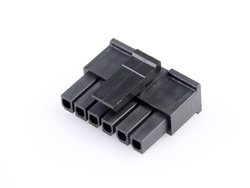 Obudowa złącza pin żeńskiego na kabel Molex MOL Power & Signal Sol. 436450600, piny: 6, 1 szt.