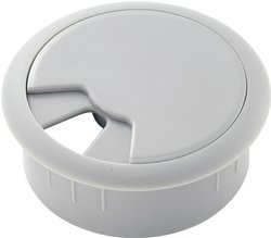 Przepust kablowy TRU COMPONENTS WP80BK 452677-GY, (Ø x W) 89 mm x 29.5 mm, ABS, 1 szt.