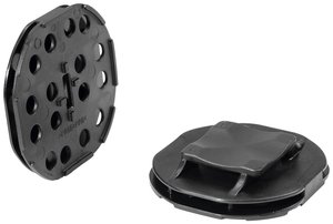 Cokół klejowy HellermannTyton PMB8-PA66/6HIRHS-BK 151-03196, 13 mm (max), 1 szt.