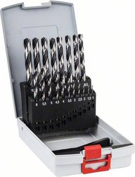 Zestaw wierteł krętych do metalu HSS PointTeQ, DIN 338, 19-częściowy ProBox Zestaw wierteł krętych do metalu Bosch Accessories 2608577351 1 szt.