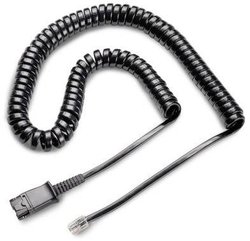 Zestaw słuchawkowy Replacement Cable Plantronics 3,048 m, czarny Adapter zestawu słuchawkowego Plantronics 26716-01 3.00 m