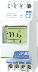 ORBIS Zeitschalttechnik OB172012N Przekaźnik czasowy na szynę DIN DATA MICRO +  230V, cyfrowy, 1 x WŁ/WYŁ