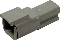 Złącze okrągłe TE Connectivity DTM 04-2P, Ilość styków: 2, 1 szt.