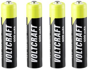 Akumulator AAA/R03 VOLTCRAFT Endurance, NiMH, 600 mAh, 1.2 V, 4 szt.