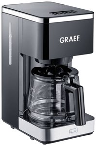 Ekspres przelewowy Graef FK 402 ze szklanym dzbankiem, czarny Ekspres do kawy Graef FK402EU FK 402 1000 W
