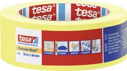 tesa Precision crepe® 4334 — najwyższa jakość dla wyjątkowo płaskich i ostrych krawędzi malowanych i lakierowanych Taśma maskująca tesa Präzisionskrepp® 04334-00003-00 PRECISION (D x S) 50 m x 38 mm 50 m 1 szt.