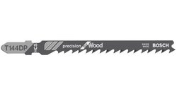 Brzeszczot do wyrzynarki T 144 DP, Precision for Wood, Zestaw 5 szt. Bosch Accessories 2608633A35 5 szt.