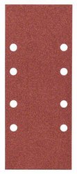 Zestaw arkuszy ściernych do szlifierek oscylacyjnych, 25-częściowy, 8 otworów, 93 x 230 mm, 120 Papier ścierny do szlifierki Bosch Accessories  2607017100 230 mm 25 szt.