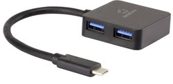 renkforce 4-portowy hub USB 3.1 (Gen 1) USB, zasilany z magistrali Hub USB 3.2 Gen 1 (USB 3.0) Renkforce 4 Porty czarny