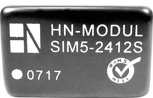 Przetwornica DC/DC, do PCB HN Power SIM5-2412S 24 V/DC 12 V/DC 250 mA 3 W Ilość wyjść: 1 x