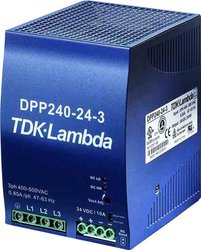 Zasilacz na szynę DIN TDK-Lambda DPP240-24-3, 24 V/DC, 10 A, 240 W