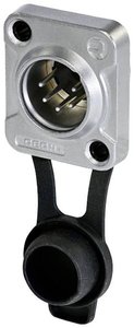 Złącze męskie XLR Rean AV RRX5M-Z-000-1 RRX5M-Z-000-1, mosiądz, złącze męskie do wbudowania, 1 szt.