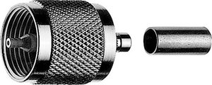 Złącze UHF Telegärtner J01040A0000 J01040A0000 złącze męskie proste 50 Ω 1 szt.