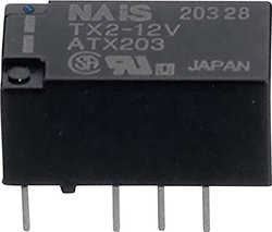 Przekaźnik sygnałowy SMD/PCB Panasonic TX2L25 Print bistabilny 5 V 2 x zestyk przełączny